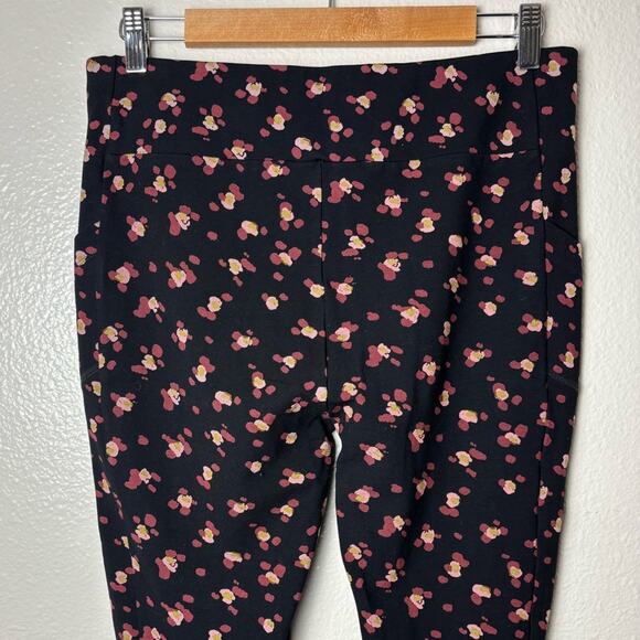 Cabi lean legging Women's size medium black multi high rise fitted #4142 - Picture 13 of 16